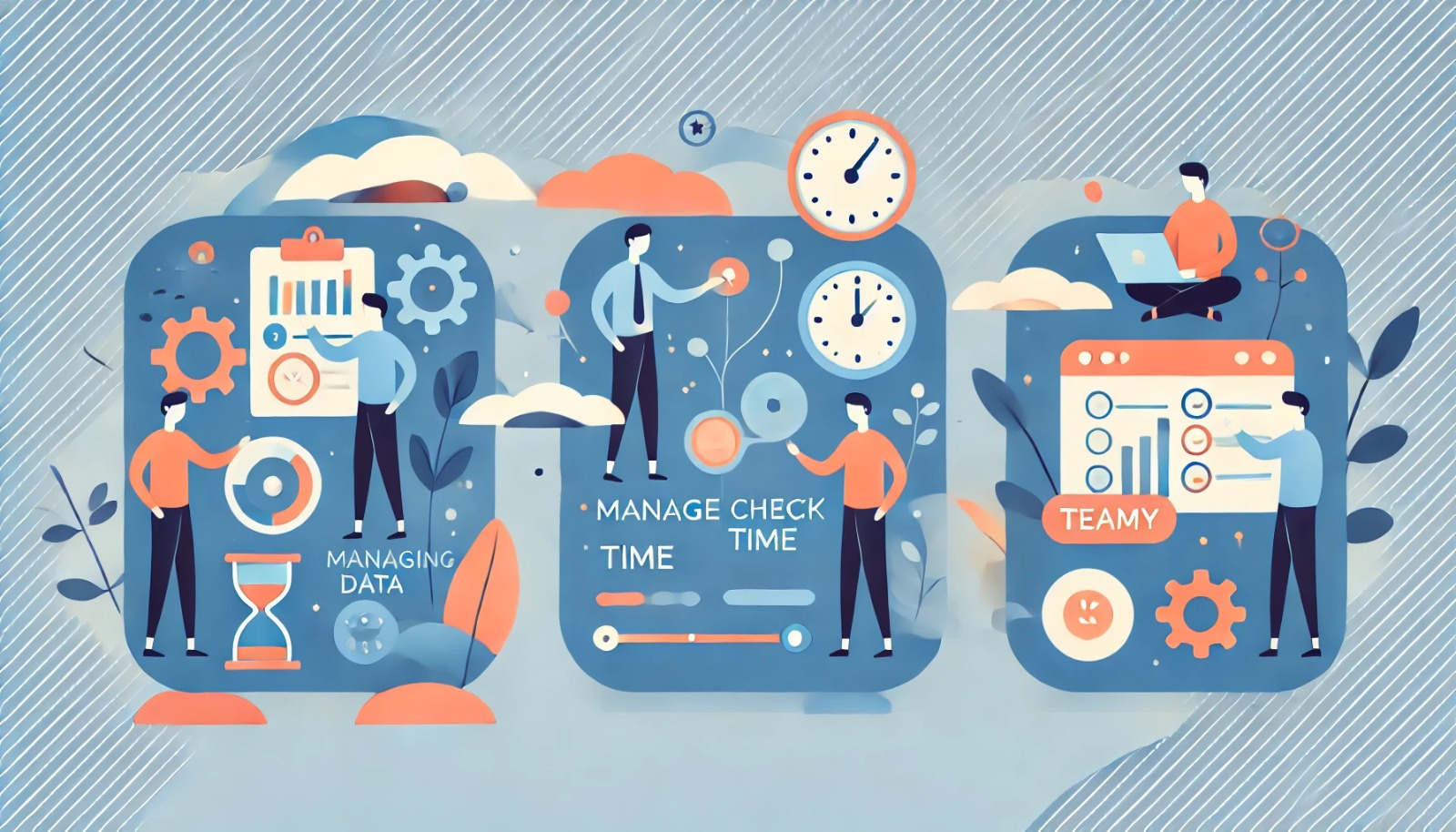 Imagem ilustrativa representando o gerenciamento de colaboradores